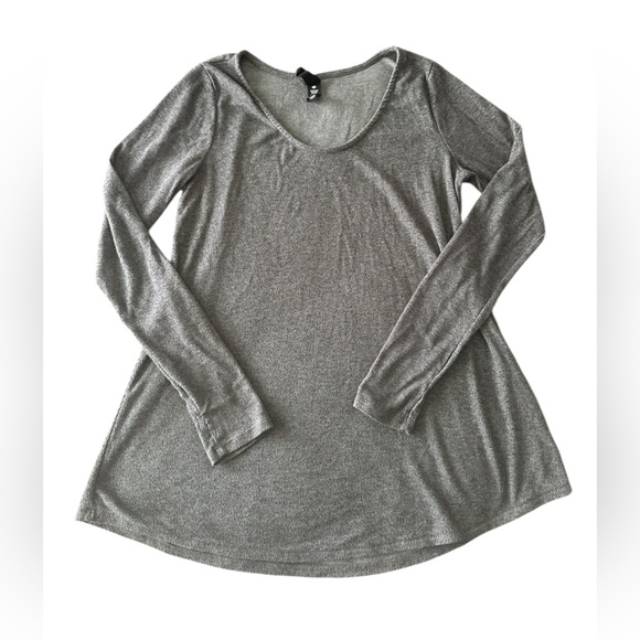 Agnes & Dora gray long sleeve tunic top size Medium - Picture 1 of 10